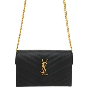 SAINT LAURENT PARIS Cassandra Envelope Chain Wallet